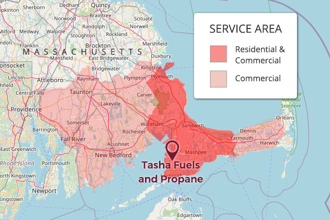 Residential Service Area Map