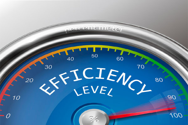 efficiency meter and home heating