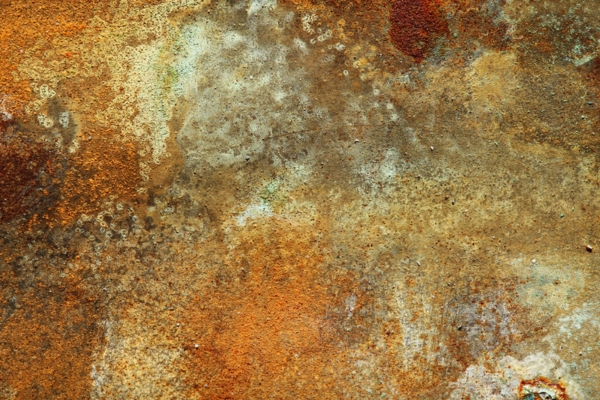 image of a metal surface with rust due to oil tank corrosion