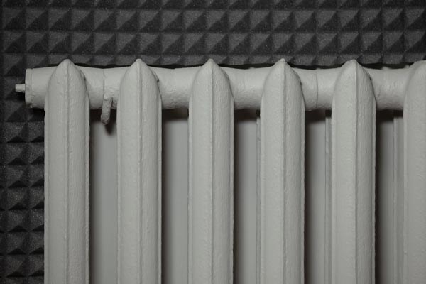 radiator from a commercial hydronic heating system