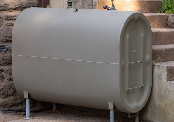 home heating oil tank